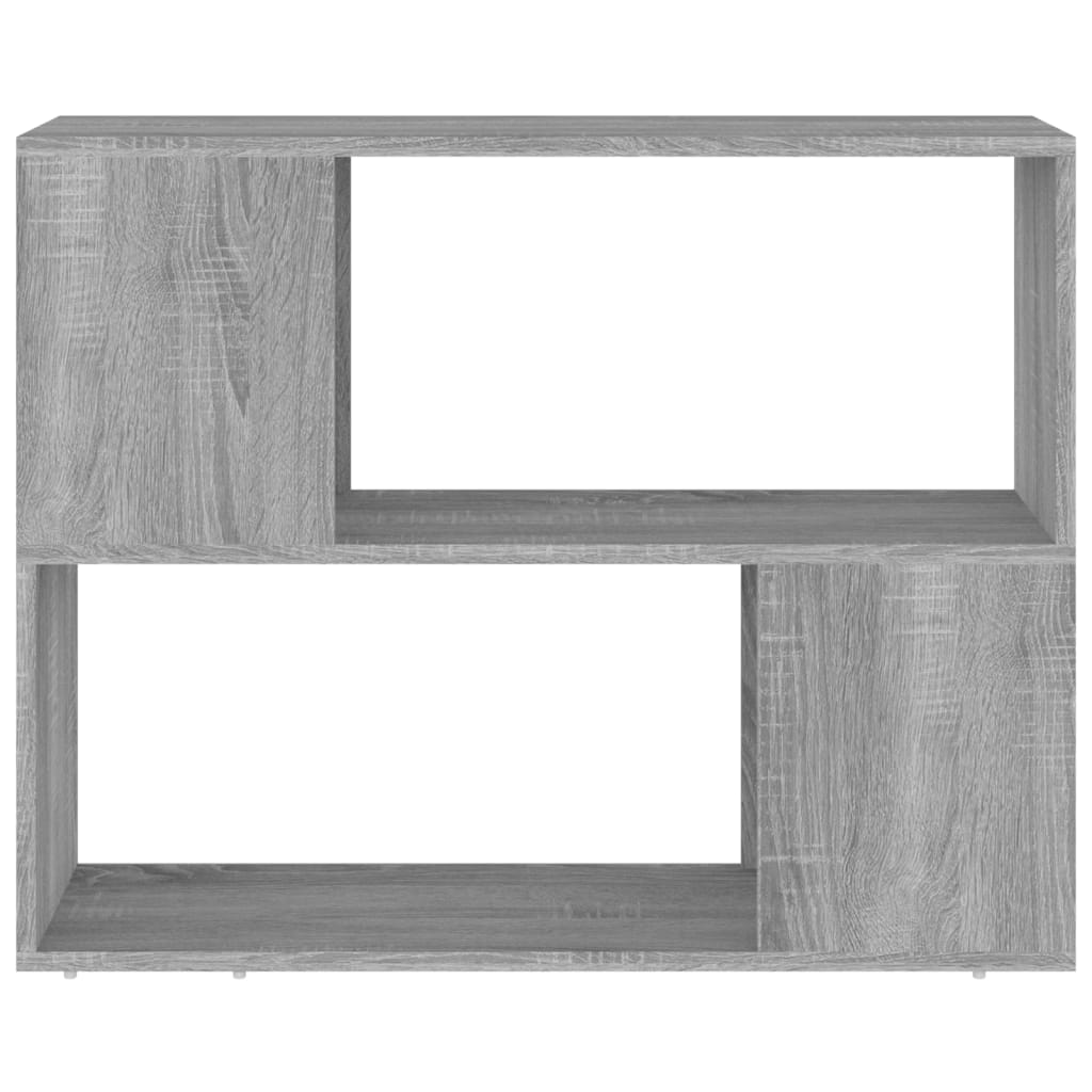 Book Cabinet/Room Divider Grey Sonoma 80x24x63 cm